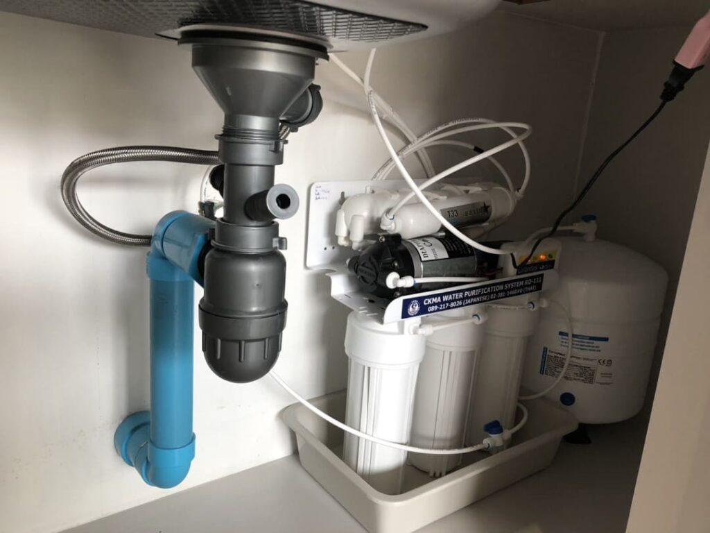 スクンビットコンドミニアム在住のN様宅でのCKMA浄水器の設置後の写真