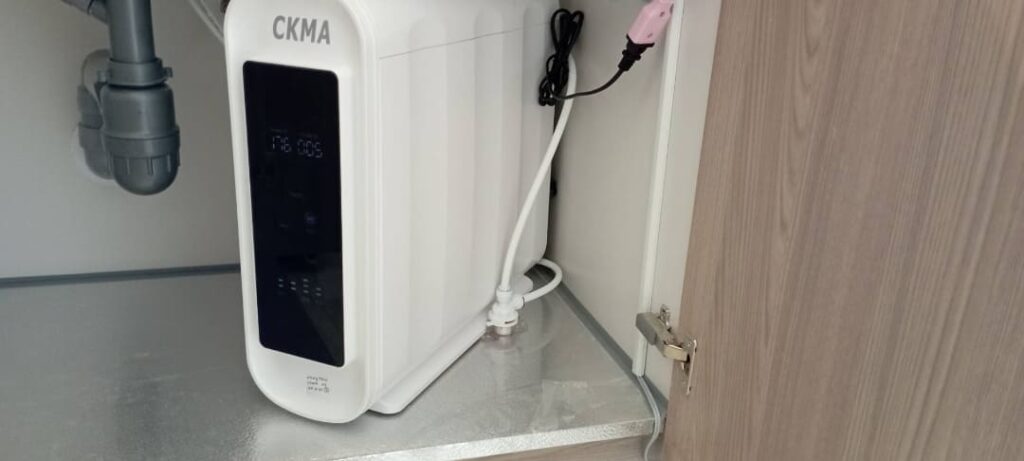 31 Residence在住のK様宅でのCKMA浄水器設置後の写真