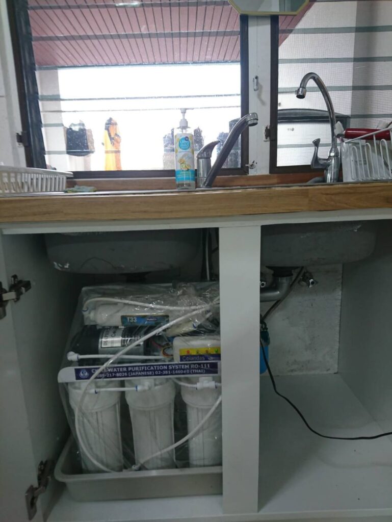 Sethiwan Mansion在住のT様宅でのCKMA浄水器設置後の写真