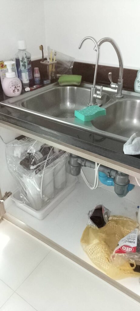 Shine @ 43在住のR様宅でのCKMA浄水器設置後の写真