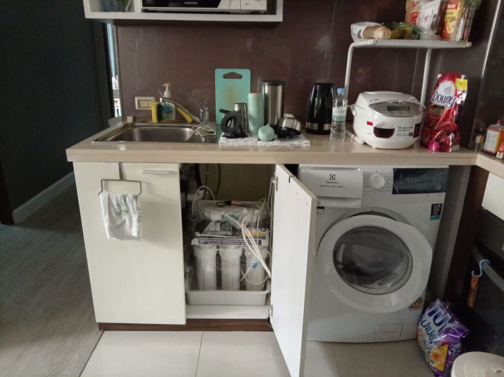 Upper Suites 23在住のS様宅でのCKMA浄水器設置後の写真