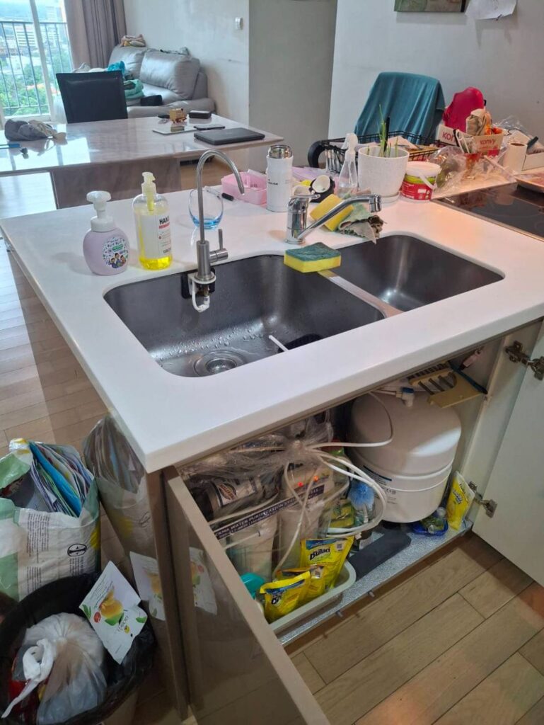 Siri at Sukhumvit在住のY様宅でのCKMA浄水器設置後の写真