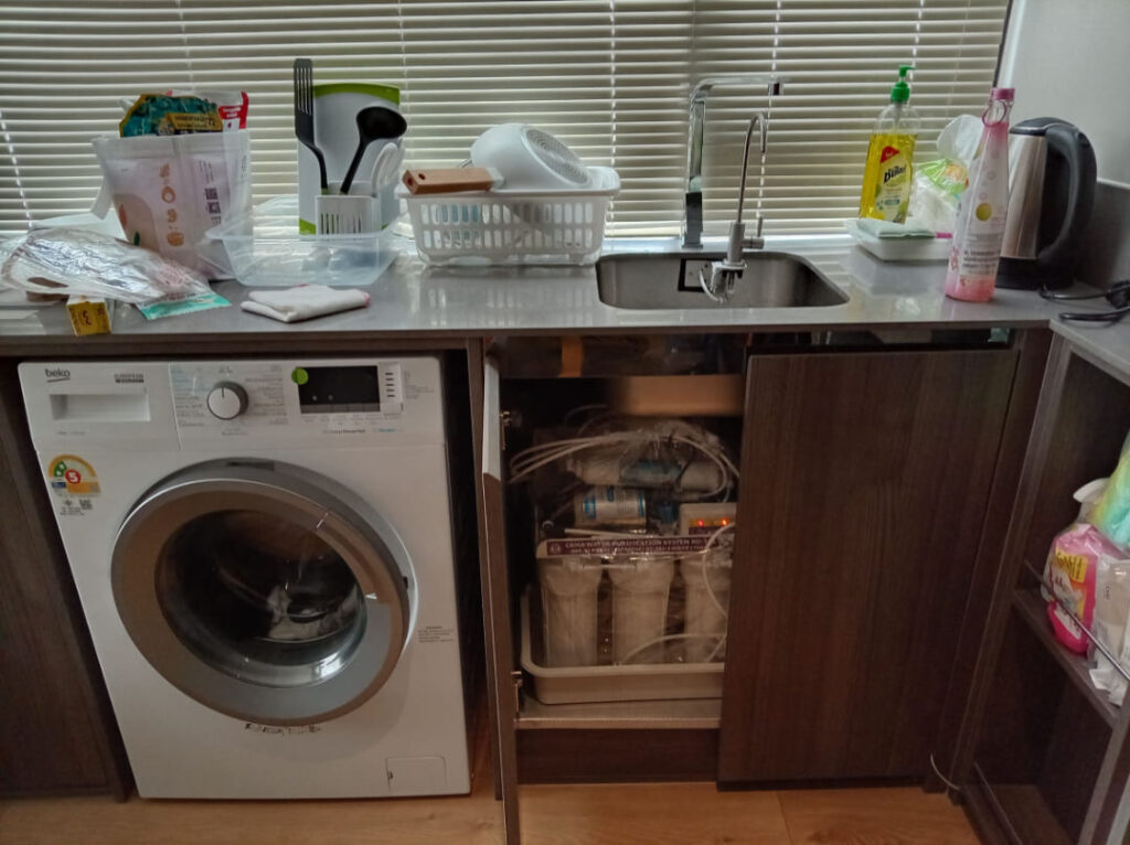 THE FINE BANGKOK在住のISA様宅でのCKMA浄水器設置後の写真