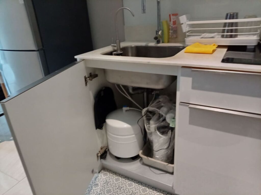 ASHTON SILOM在住のO様宅でのCKMA浄水器設置後の写真