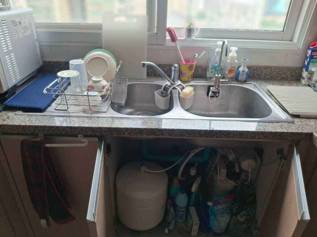 THE RESIDENCE在住のN.I様宅でのCKMA浄水器設置後の写真